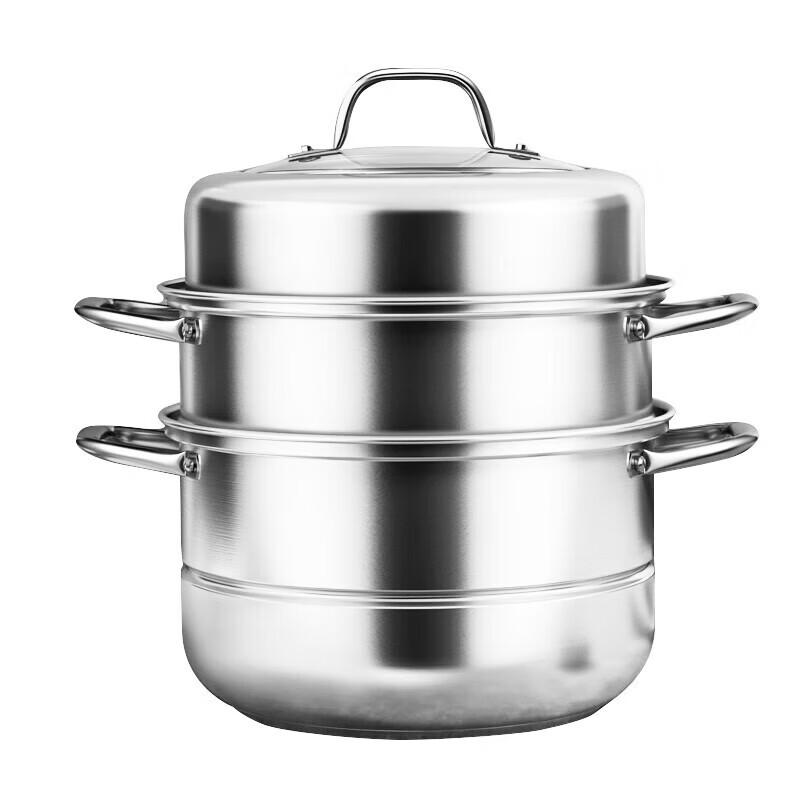 Kangbach 28cm 3-Layer 304 Stainless Steel Steamer Pot Set