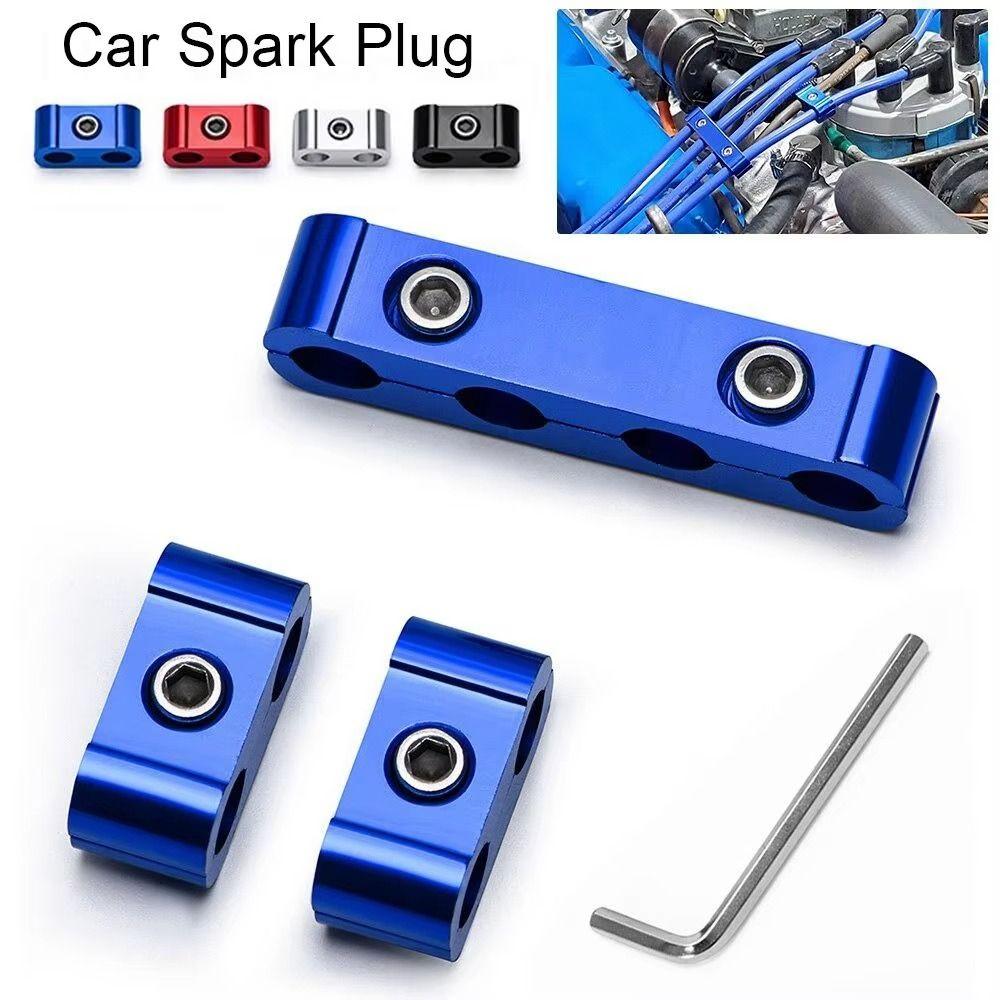 3pcs Cable Management Spark Plug Wire Dividers Three Dividers Wire Separator  Car Modification