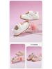 Girls' Autumn 2025 Non-slip Velcro Sneakers: Comfortable Melody Thin Sole Casual Trainers
