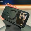 For For Iphone 17 16 Pro Max Magnetic Camera Holder Stand Phone Case For For Iphone 15 Plus 14 13 Lens Protective Cover