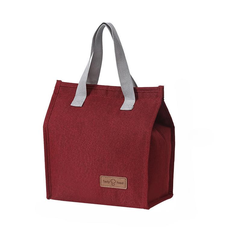 

Premium Insulated Lunch Bag - Large insulated bag with leak-proof design and easy-to-clean lining suitable for office/campus-tan
