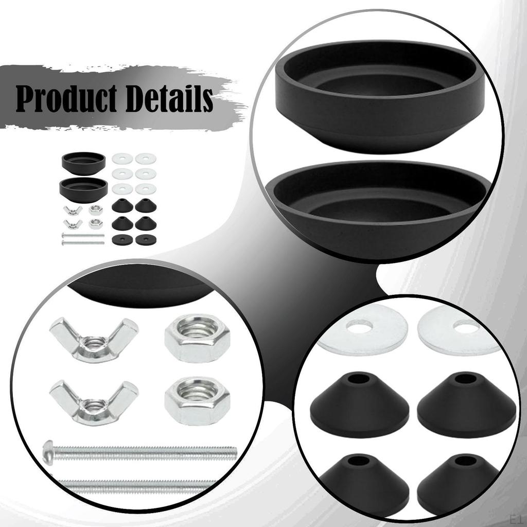 Toilet Tank Bolts, Repair Kit Seal Washers, Waterproof Leakproof Easy Installation, Maintenance