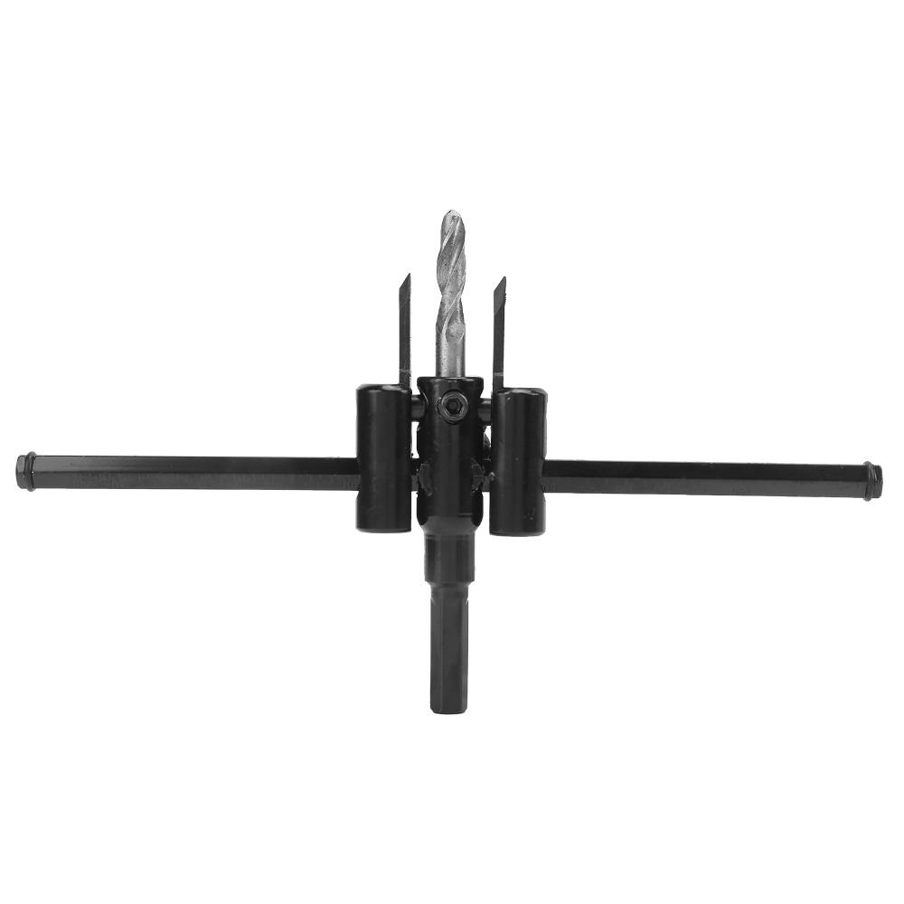 Aircraft Type Twist Bit Adjustable Hole Saw Woodworking Drill Tool For Drywall