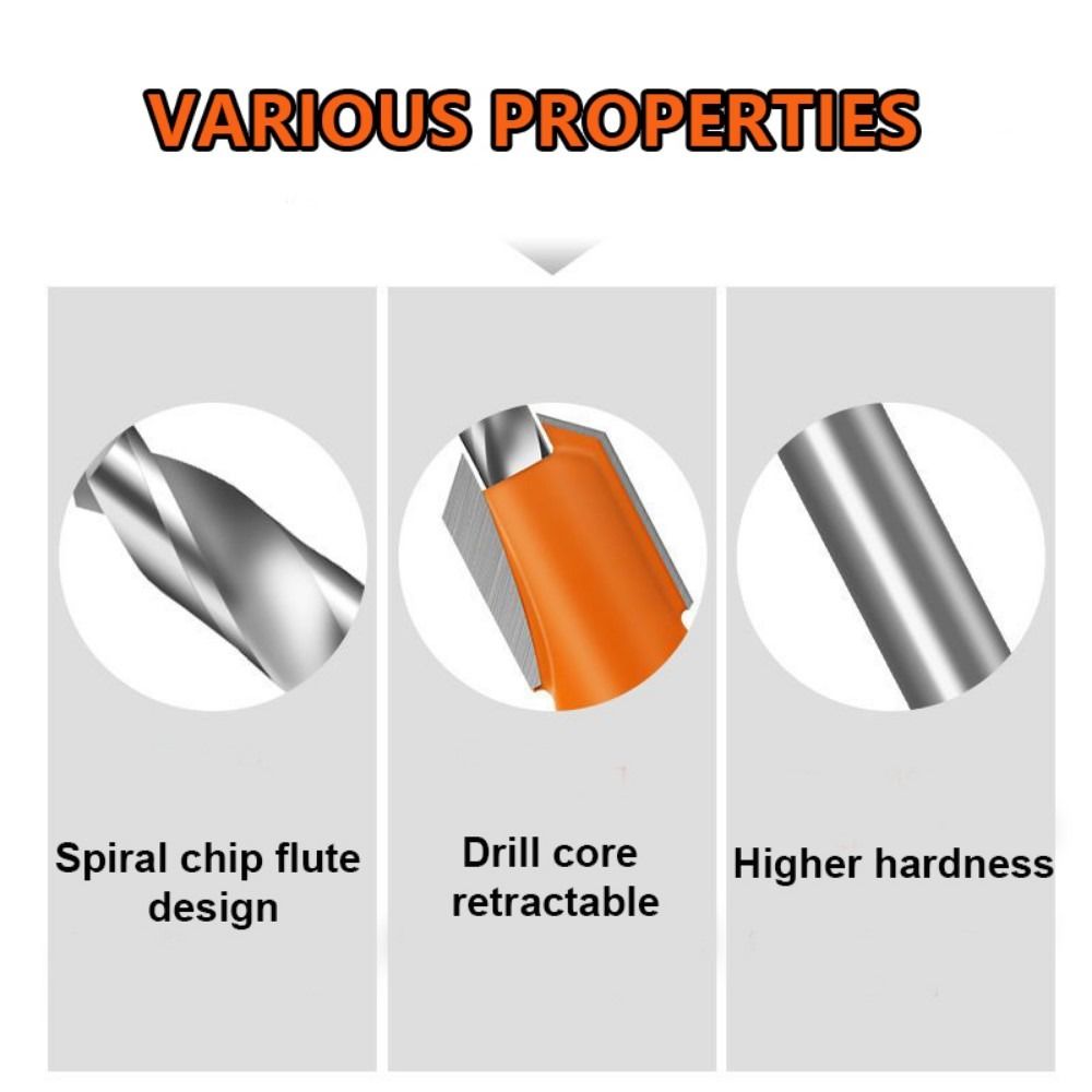 Step Counter sink Drill Bit Hole Punch Screw Drill Router Bits Counter sinking Drill Carpentry