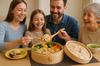 ABHAS® 8-Inch Handcrafted Bamboo Basket Steamer – Set of 2 | Multipurpose Wooden Basket for Momo, Dimsum, Vegetables & Fruits Storage