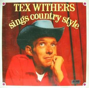 

LP Record TEX WITHERS - Sings Country Style AVE027 Avenue 1969 UK Country Used
