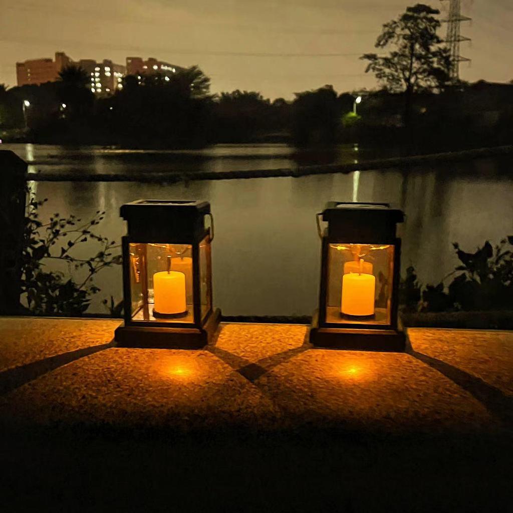 Solar Plastic Candle Lantern