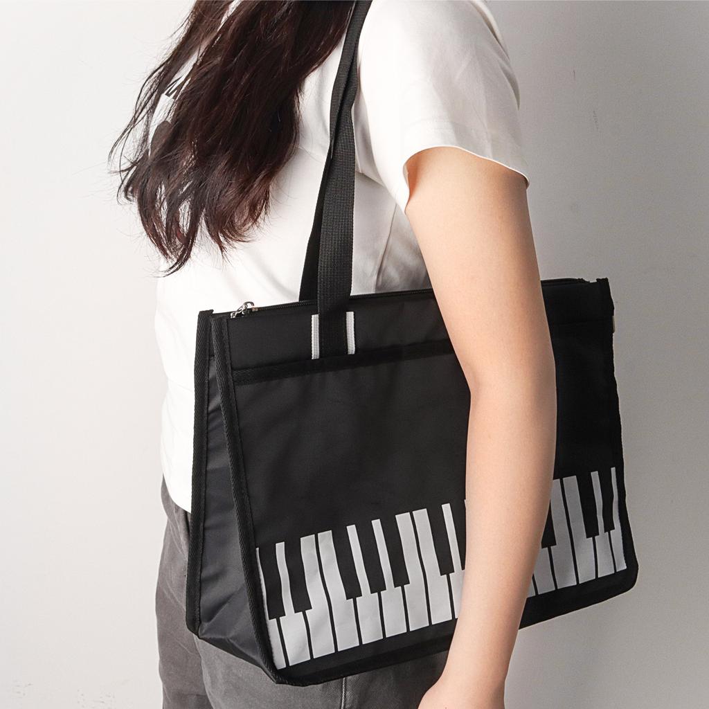 Waterproof Oxford Cloth Music Tote Bag Professional Sheet Music Organizer Tutoring Choir Accessories Storage