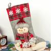 Christmas Stockings Gift and Treat Bags Christmas Hanging Socks for Decoration