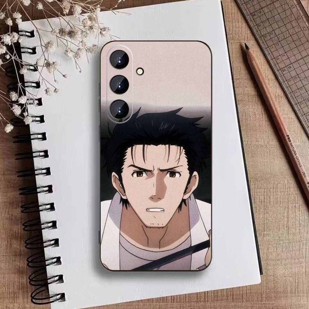 G-Rintaro V-Okabe STEINS GATE  Phone Case For Samsung Galaxy A73,21,22,32,71,53,52,51,80,5G Soft Black Cover