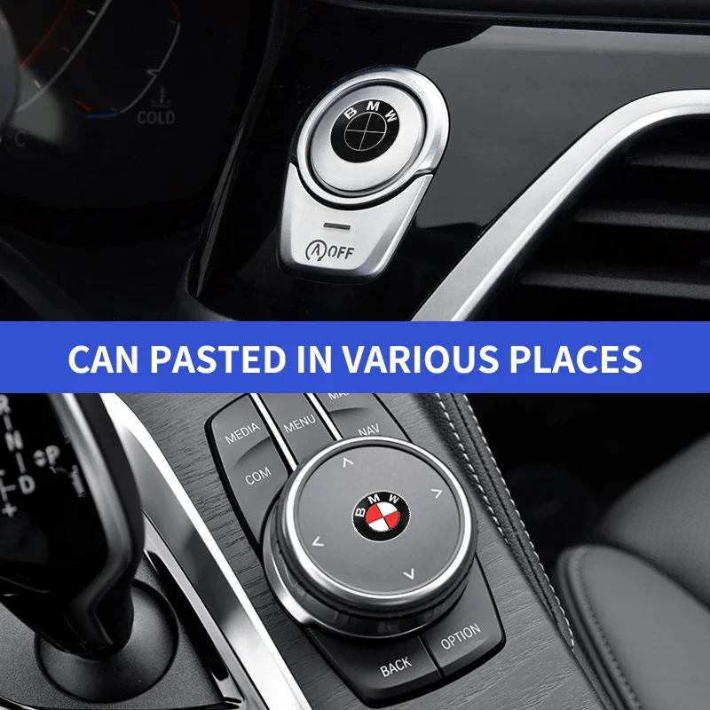 For BMW M X3 X5 X6  Car Random post Sticker Steering Wheel Decal Interior Decoration 50th Anniversary Edition for BMW E46 E39 E3