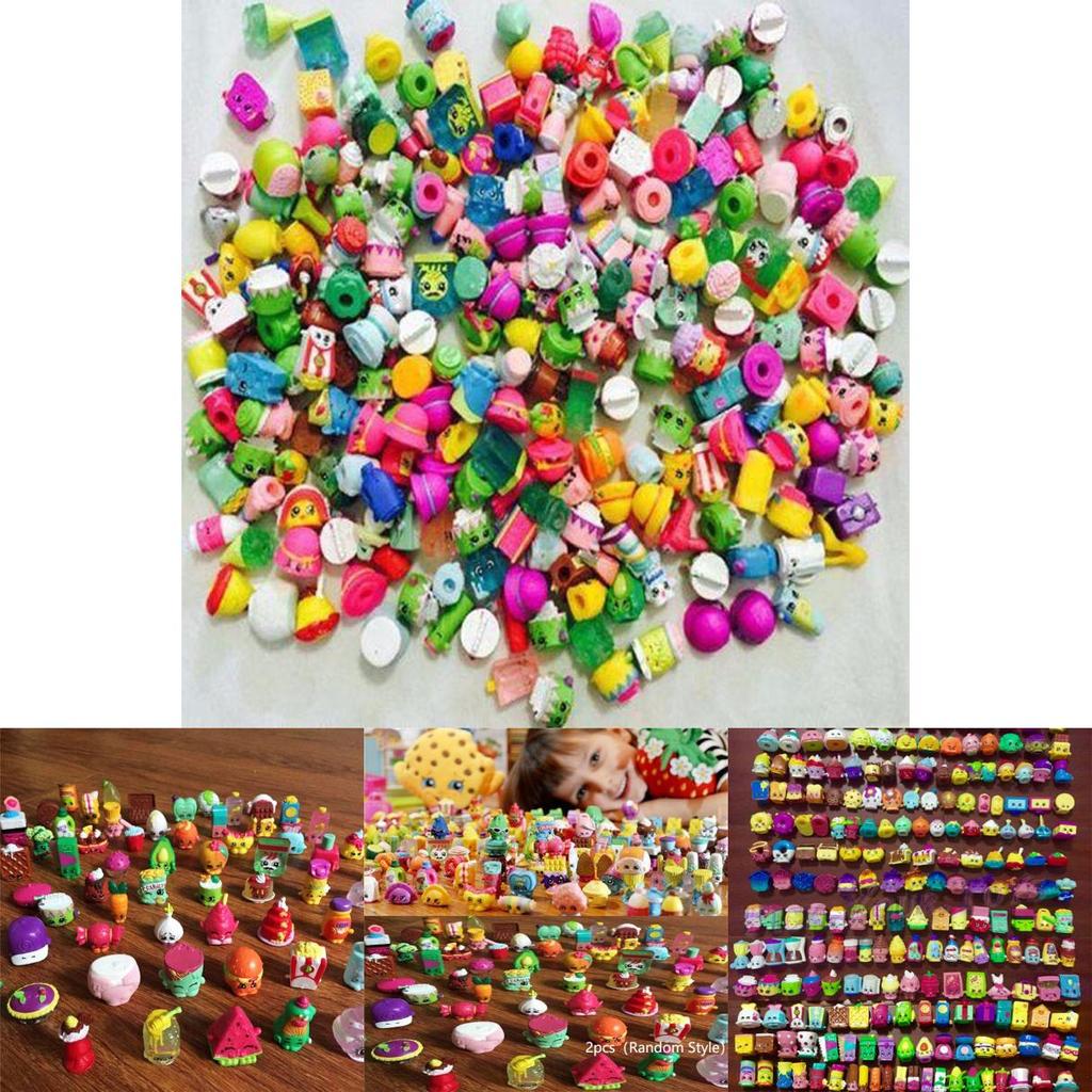 New Arrival 2pcs Of Shopkins Season 2-5 Mini Action Figure Toys Great Gift For Kids
