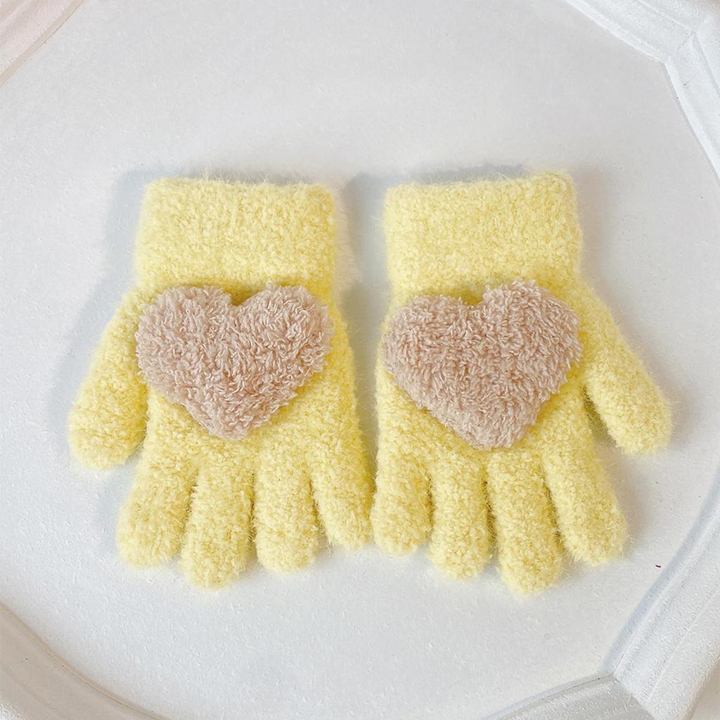 Buffydeer Knit Ages for Girls and Warm and Cute Winter Thick and Warm for Winter Play in the Perfect for School or Kindergarten Kids' Mittens, Unisex,