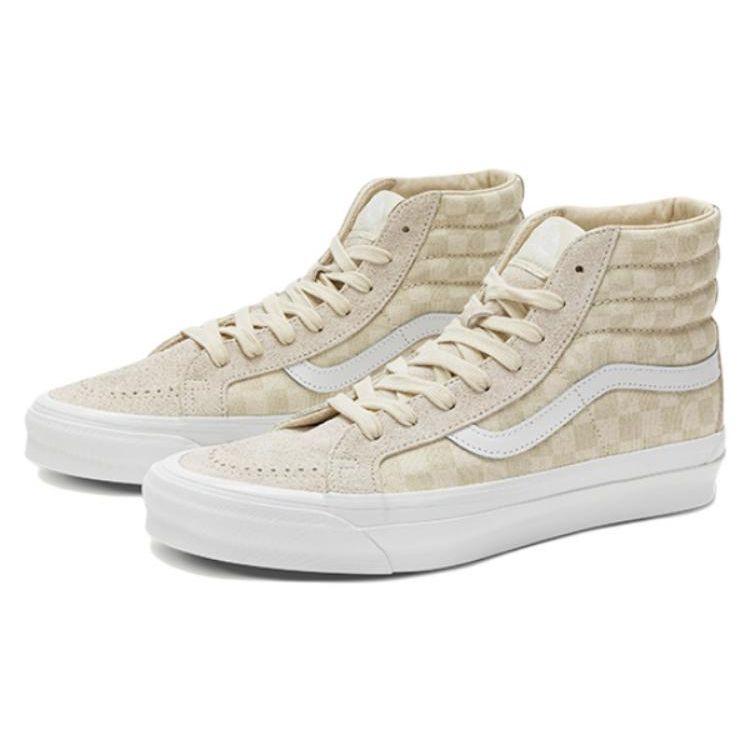 Vans Sk8 Stylish Casual High-Top Skate Shoes Unisex Sneakers Khaki VN0A4BVB0VW