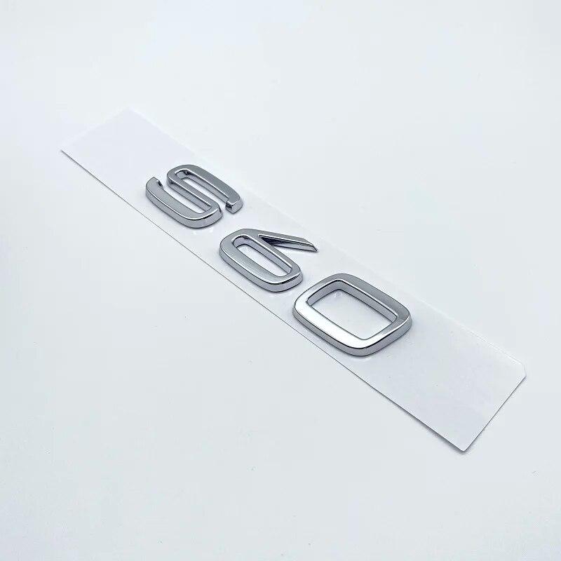 3D AWD T5 T6 T8 B5 B6 Logo Emblem Badge Decal Car Sticker for Volvo S40 S60  S80 S90  Car Trunk Letters Numbers Emblem