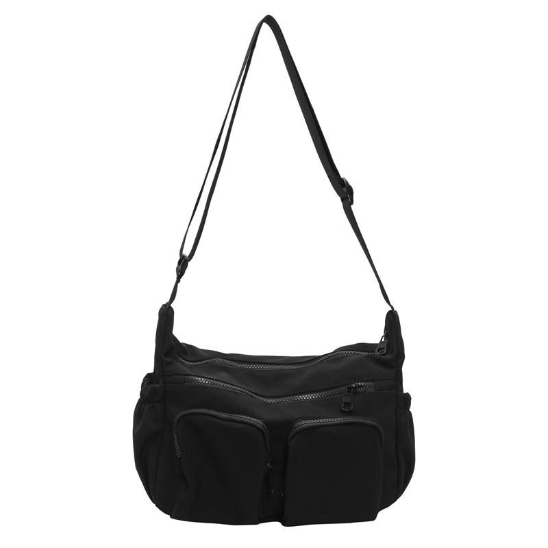 Nylon Umhängetasche Für Damen Mit Mehreren Taschen Und Urbanem Stil
