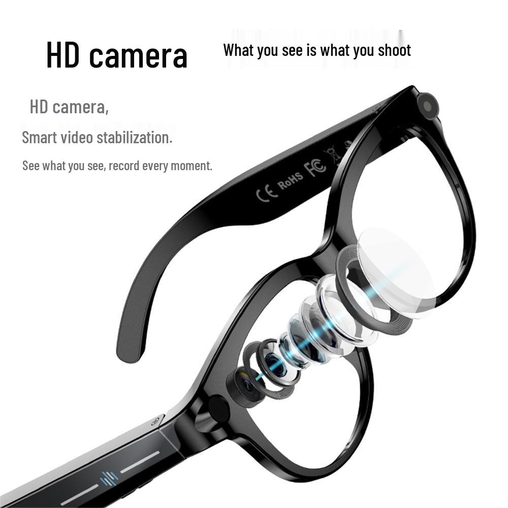 M89 Smart Bluetooth Glasses with HD Camera for Photo/Video, Translation, and Calls