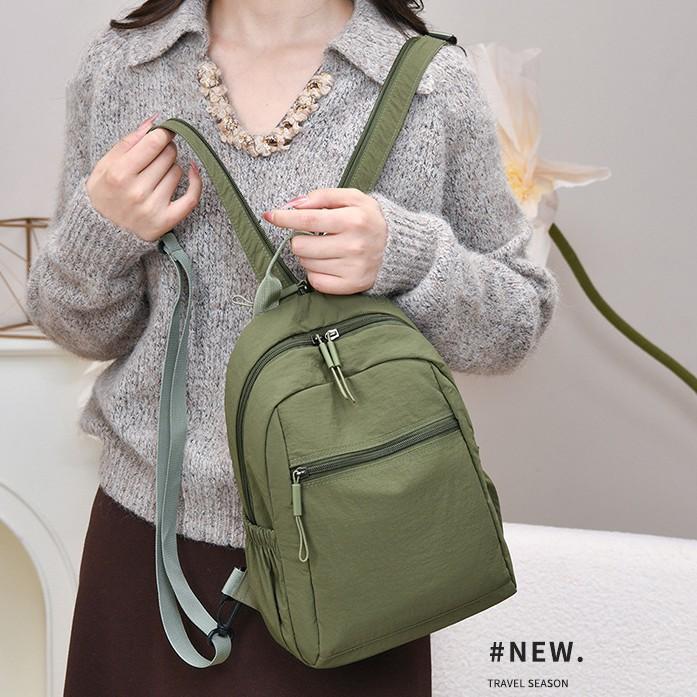 Schoolbag Nylon Breast Bag Travel Backpack Multifunctional Lightweight Outdoor Backpack Women's Triple Casual Crossbody Bag Bag