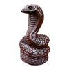 Wooden Snake Home Decor Handcrafted Animal Sculpture for Desk Living Room Bedroom Wood Carving Art Gift Chinese Year of The