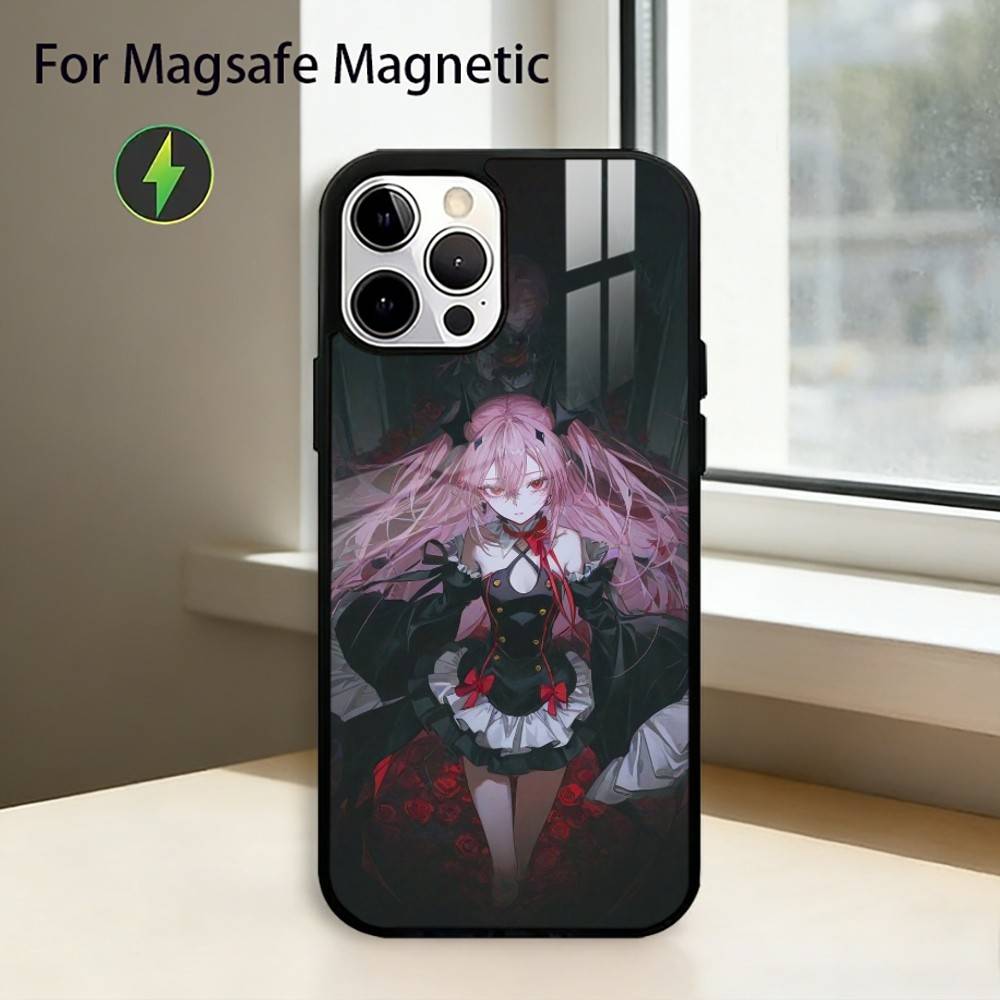 A-Anime O-Overlord Phone Case For iPhone17,16,15,14,13,12,11 Plus,Pro Magnetic For Magsafe Wireless Charging