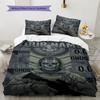 Name Custom Ghost COD Pattern Bedding Set Quilt Cover Pillowcase Home Decor Gift (1 * duvet cover + 2 * pillowcase, without core)