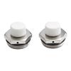 2Pcs Manual Radiator Air Vent Valves For BSP Male Thread Nickel Plated Brass for Air Venting in Radiator Heating Applications