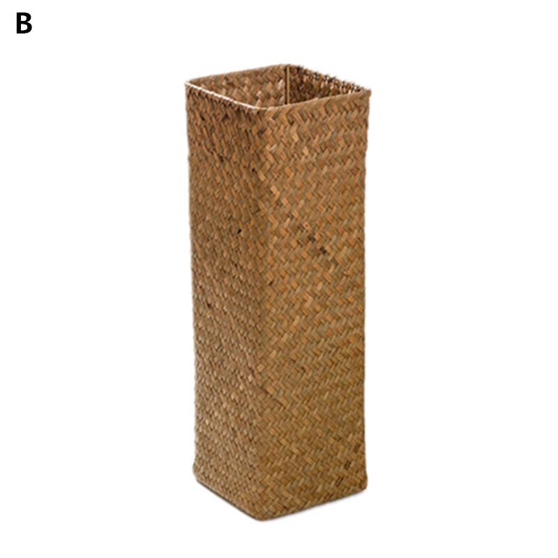 Handmade Woven Flower Vase Creative Flower Basket Weaving Room Flower Arranger Gypsophila Dried Flower Pot Home Decoration
