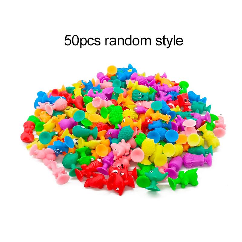 15/30/50pcs Mini Suction Cup Doll Silicone Party Favors Festival Gathering Gifts Cute Mini Monsters Mutual Adsorption TMZ