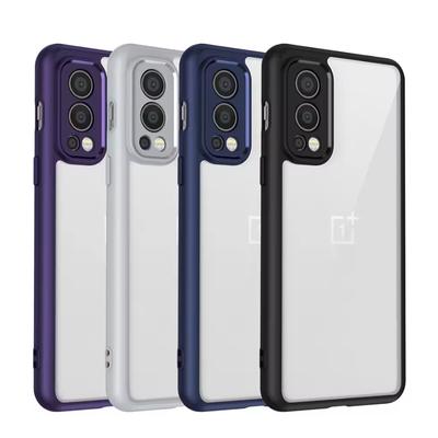 Carcasă pentru OnePlus Nord 2 Carcasă Telefon OnePlus Nord2 5G 1+ Nord2 Bumper Siliconic Rezistent la Șocuri Perne de Aer Capac Spate Transparent Mat Dur