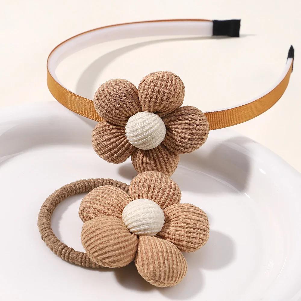 2/3 Pcs Baby Sequins Butterfly Flower Hairbands for Girls Hair Ties Set Clips Bows Headband Kids Headwear Gifts Hair Accessories