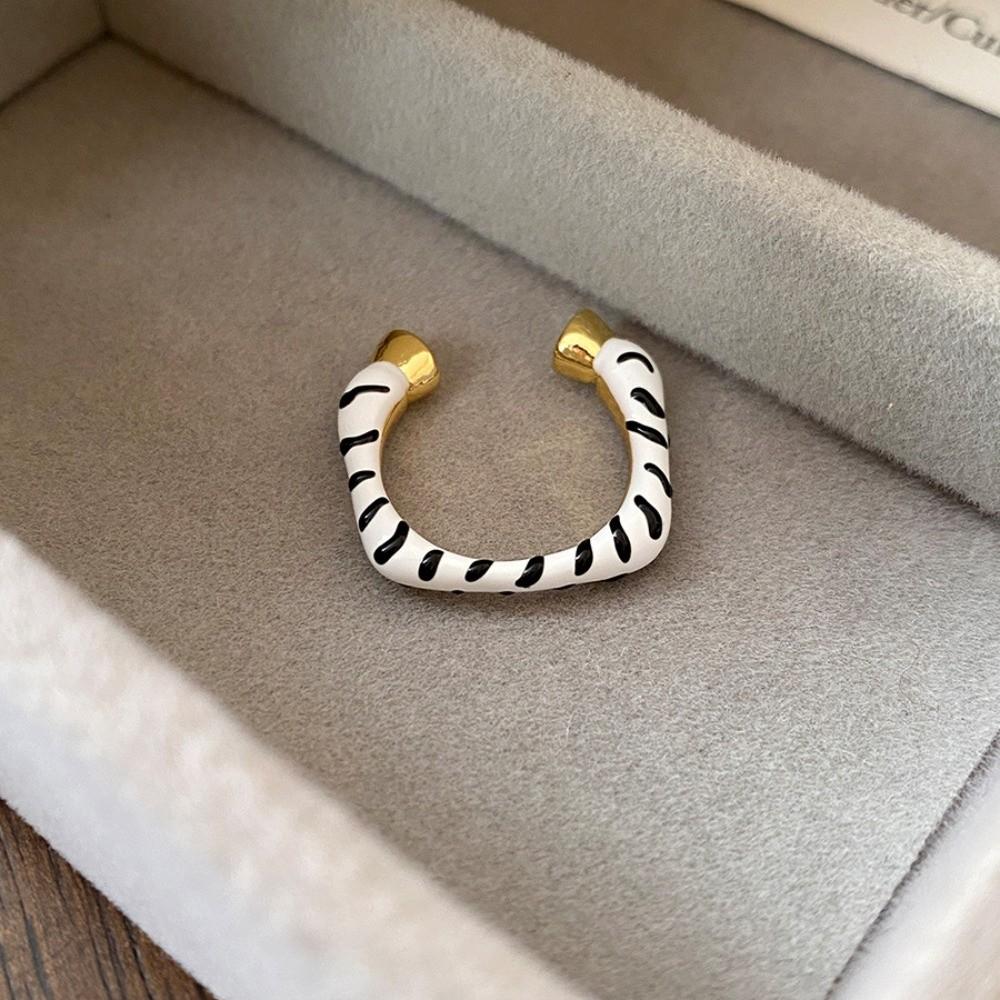 Pony Horse Animal Horse Ring Set Delicate Opening Finger Ring Jewelry Cartoon Glaze Ring  Lady