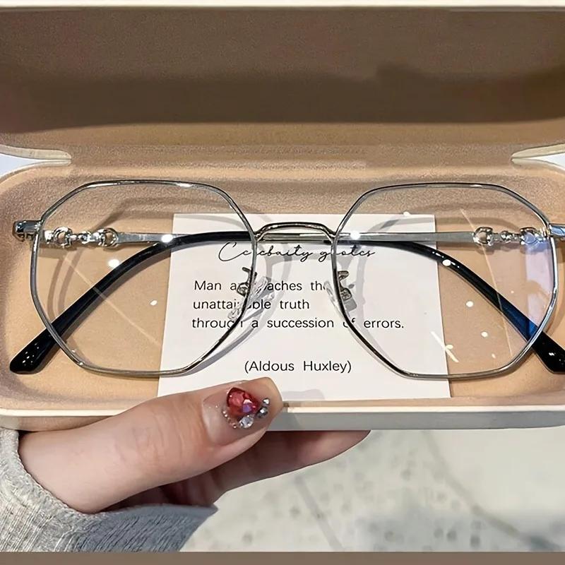 3PCS Ultra-Light Retro Frame Eyeglasses Frame for Men Women Students with Anti-Blue Light Prescription Glasses