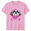 Cute Shih Tzu Dog In Pink TShirt Shih Tzu Dog Pets Lover