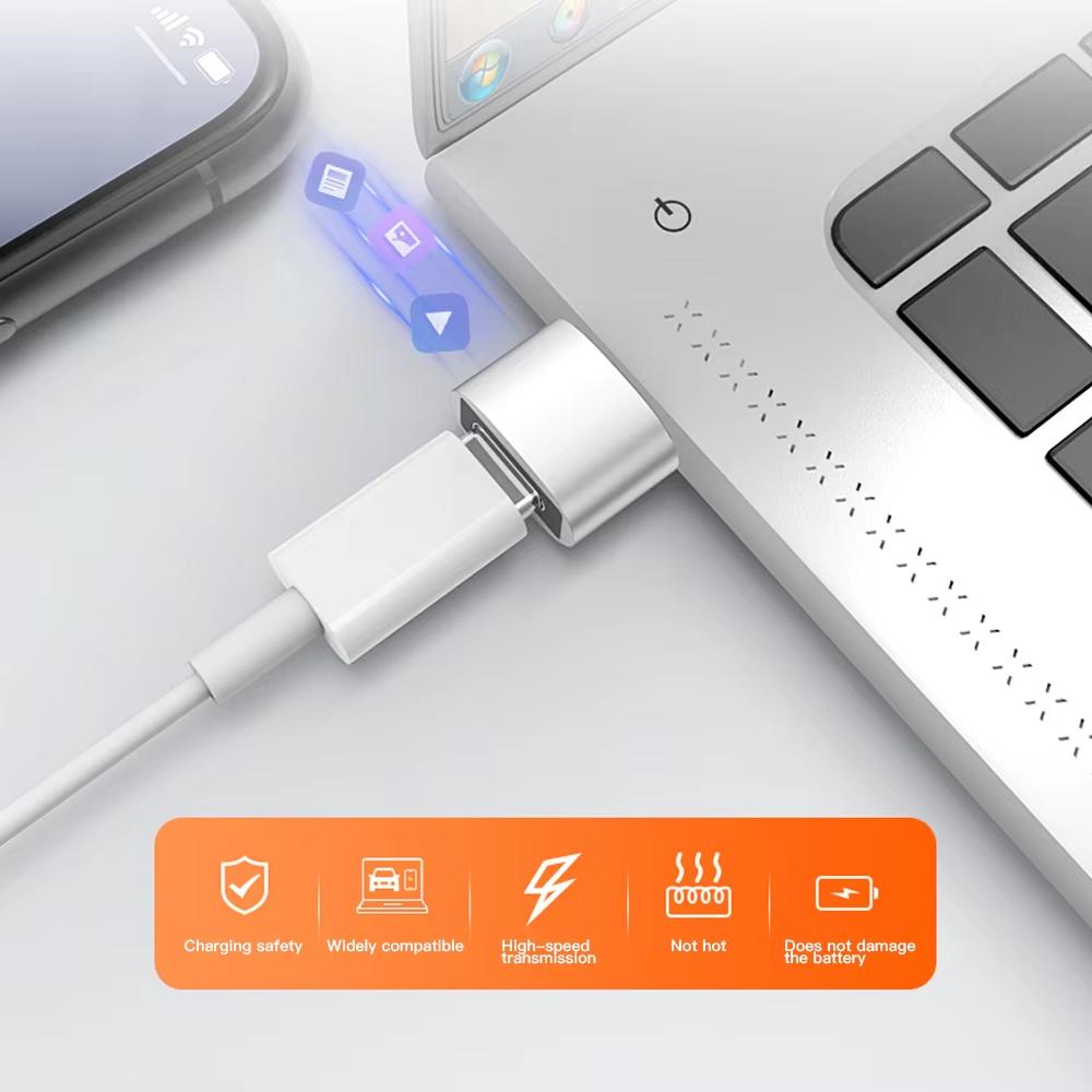 3PCS USB To Type C OTG Charge Adapter For iPhone 14 13 12 Pro Max USB-C to USB Type-c Female Converter For iPad Samsung Adapter 3