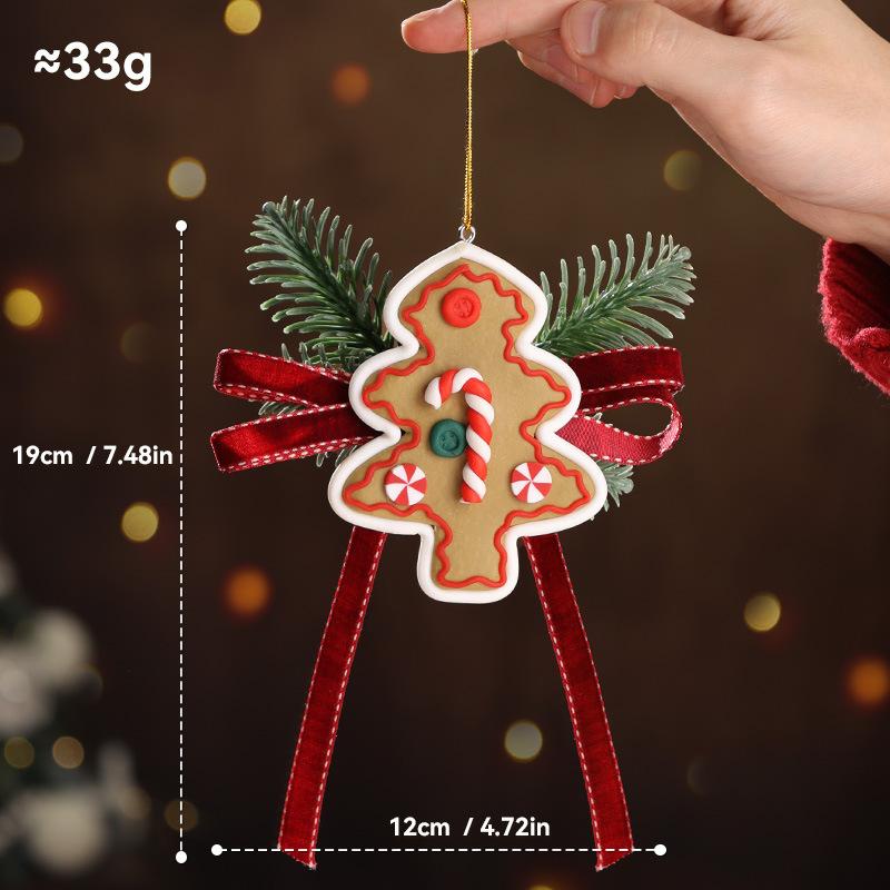 Christmas Ornament Car Decoration High-quality Holiday Car Pendant Festive Christmas Ornament Set for Wall Door Window Decor