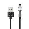 Usams Kabel Magnetyczny U59 Lightning2.1A Fast Charge 1M Pleciony Czarny/Black Sj472Usb01 (Us-Sj472) Regulowany Kąt