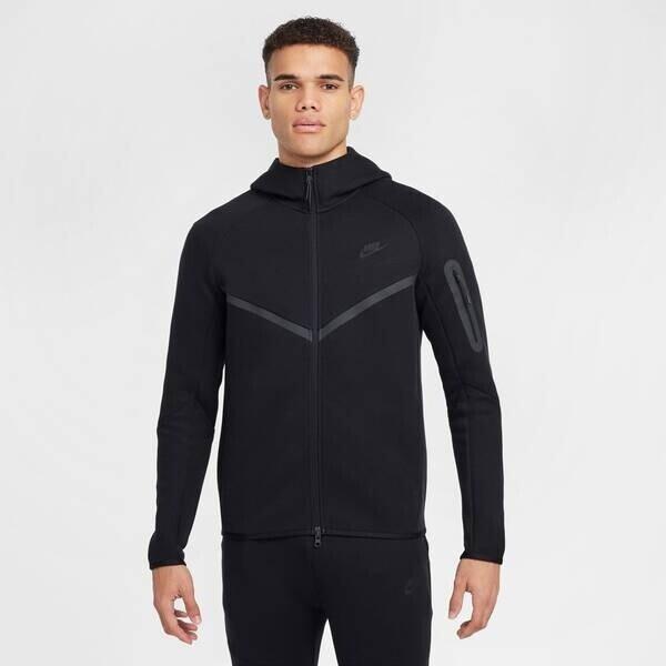 Jachetă cu glugă Nike Tech Full-Zip Windrunner (HV0949) negru/negru