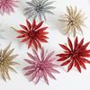Glitter Artificial Christmas Flower DIY Xmas Decorative Flowers  HolidaySupplies