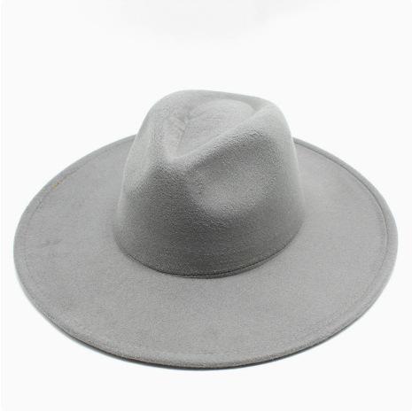 Cappello a tesa larga con visiera piatta da coppia uomo e donna autunno e inverno cappello a cilindro di lana cappello da jazz da gentiluomo