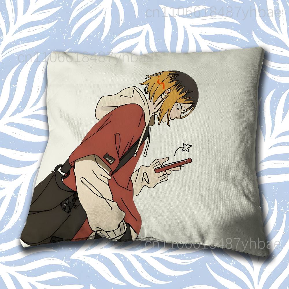 K-Kenma H-Haikyu-Es Pillow Case Cover Square Sofa With For Pattern Comfortable Cushion Suitable Of Room
