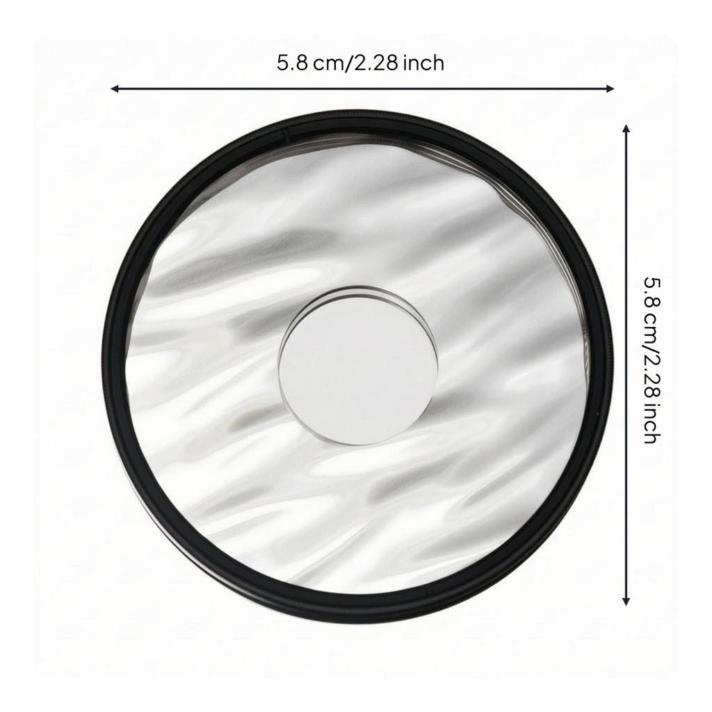 Center-Clear Wave Effects Filter High-Clarity Photography Accessory Portable