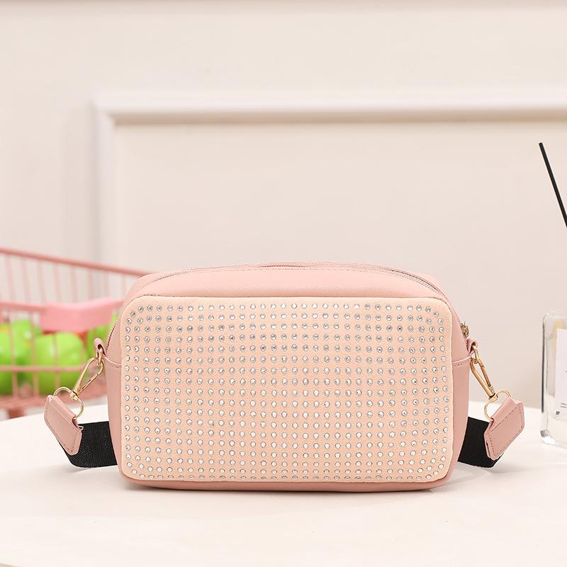 Multifunctional Black and White Style Student High Value Camera Bag Pencil Case Large Capacity Shoulder Messenger Women's Bag
