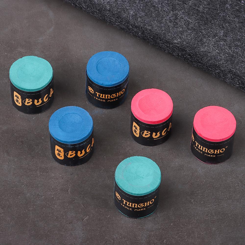 2Pcs/Set Calcium Carbonate Cue Chalk Pool Cue Tip Snooker Accessory Billiard Chalks  Billiard Cue
