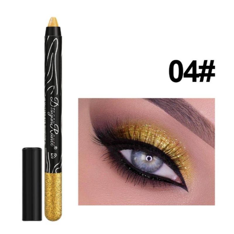 Stick Ombretto 12 Colori Glitter Trucco Occhi Facile da Applicare A Prova di Sbavature Matita Ombretto Shimmer Trucco Occhi