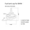 Car Petrol Caps Fuel Plug Gas Tank Cover For BMW F10 F11 F20 F30 F32 F02 F15 F25 E90  Fuel Tank Cap16117222391