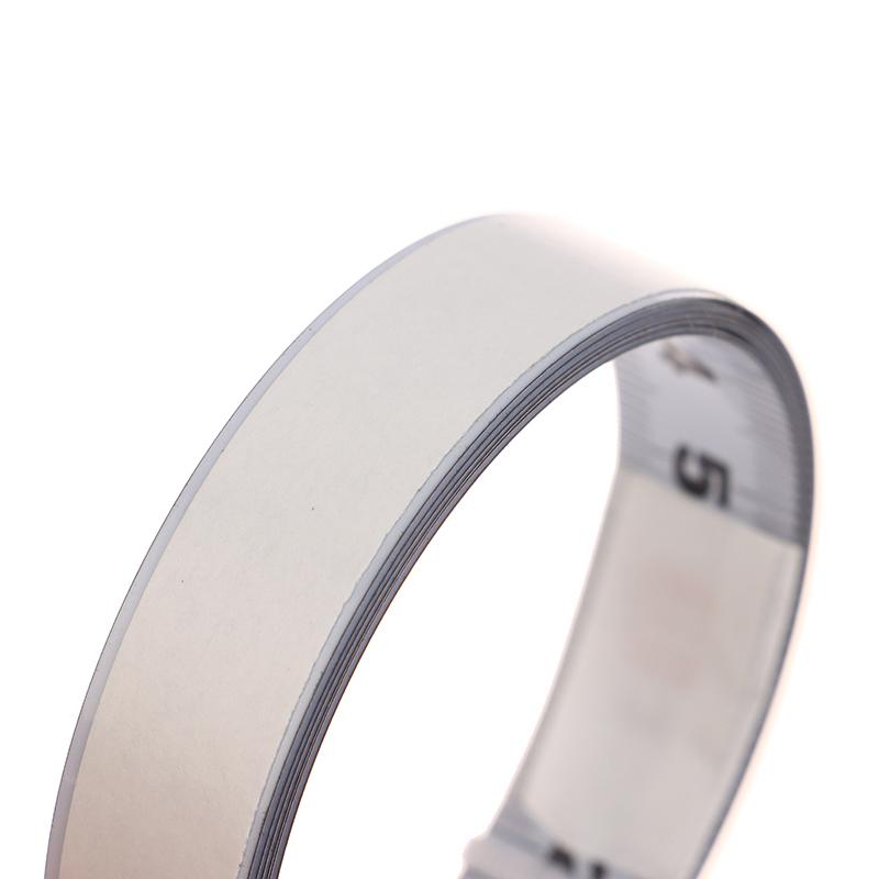 Miter Track Tape Measure Self Adhesive Metric Stainless Steel Scale Ruler 1M-2M For T-Track Router Table Saw Woodworking Tool