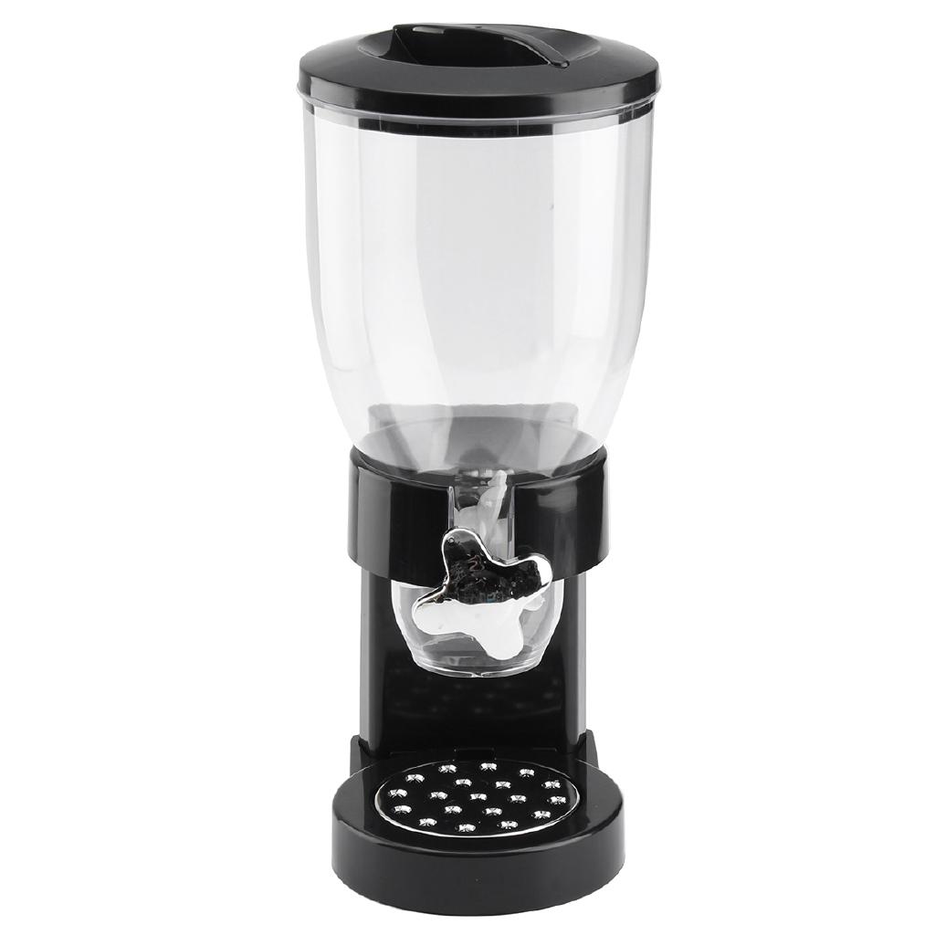 3.5L Household Single Cup Dry Food Cereal Nuts Dispenser Airtight Kitchen Storage Container Kitchen Machine Food Bottles