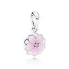 Charm Original Pink Peach Blossom Butterfly Love Series Beads Suitable for Original Ladies Bracelet Jewelry