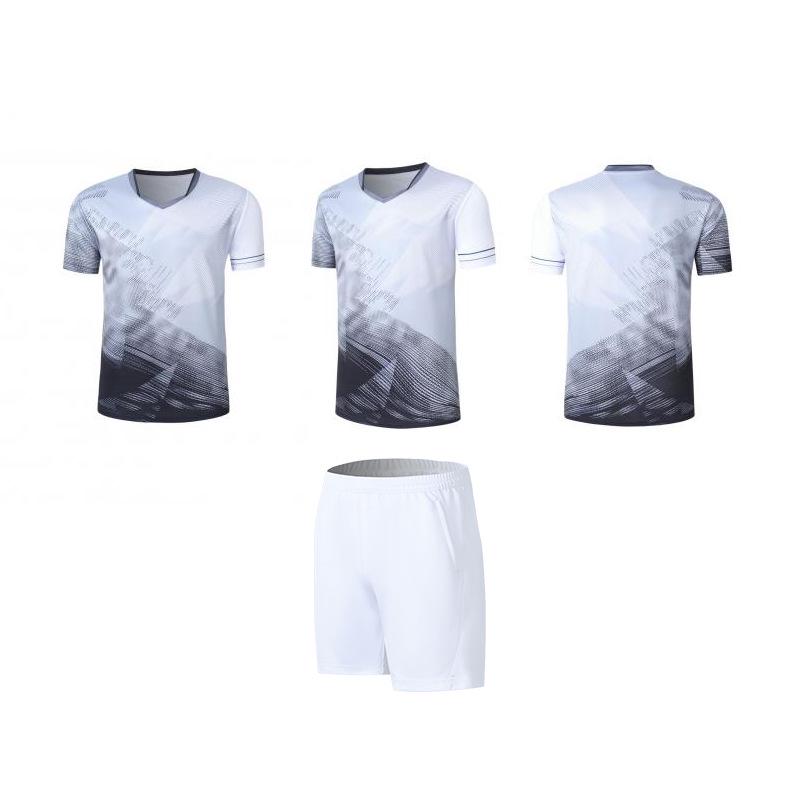 Quick-Dry Breathable Badminton & Tennis Team Uniform Set for Men & Women
