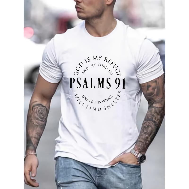 European Size Men s Casual Round Neck Fashion Print Short Sleeve Trendy T-Shirt for Summer S